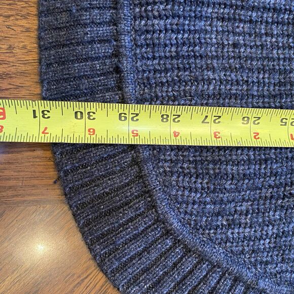 Ugg Sweater Womens L Gray Chunky Raelynn Turtleneck Ribbed Oversized Wool Blend - Picture 5 of 7